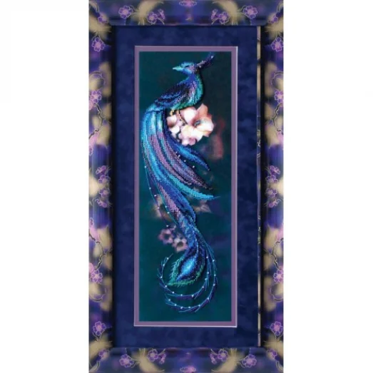 Б-587 Синяя птица. Набор для вышивки бисером Чаривна Мить