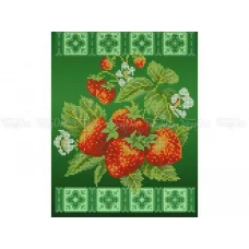 ЧВ-3424 Земляника. Схема для вышивки бисером. Бисерок