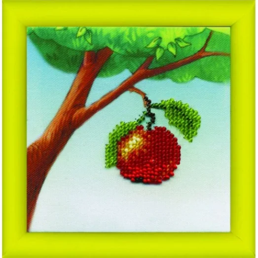 Б-616 Яблоки. Набор для вышивки бисером Чаривна Мить