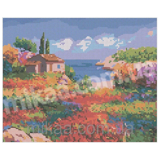 МИКА-0356 (А4) Солнечный прованс. Схема для вышивки бисером