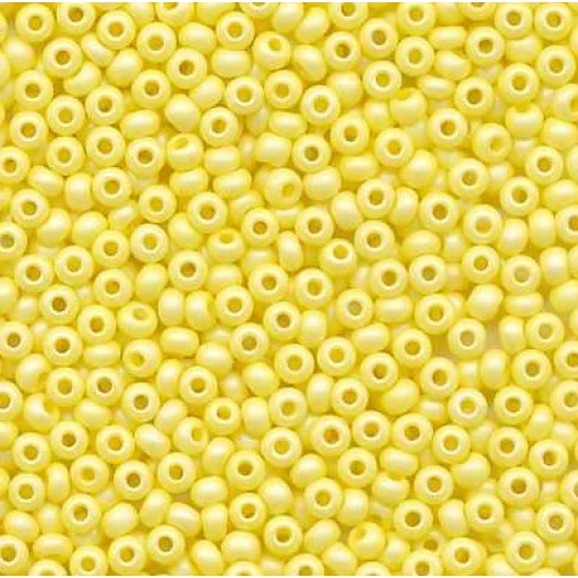 16686м Бисер Preciosa желтый матовый