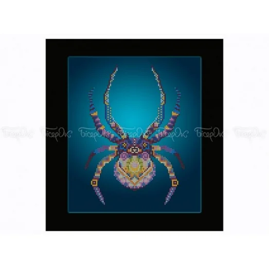 ЧВ-5377 (30*40) Ловец снов Паук. Схема для вышивки бисером Бисерок