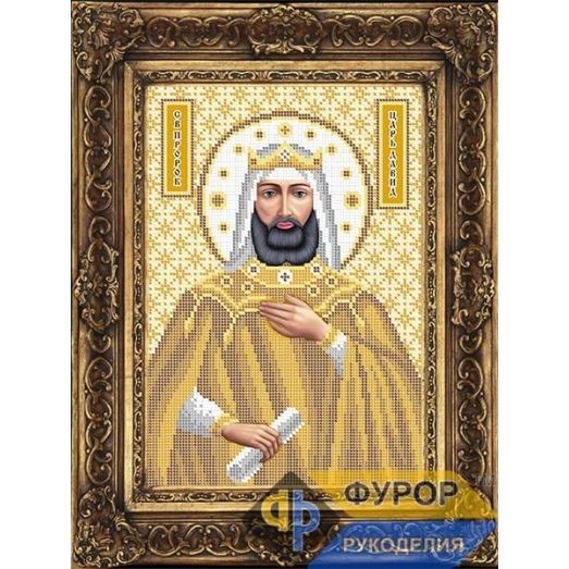 ФР-ИБ4-096-2 Давид Святой Пророк (золото). Схема для вышивки бисером ТМ Фурор