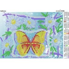 ЮМА-4105 Бабочка. Схема для вышивки бисером