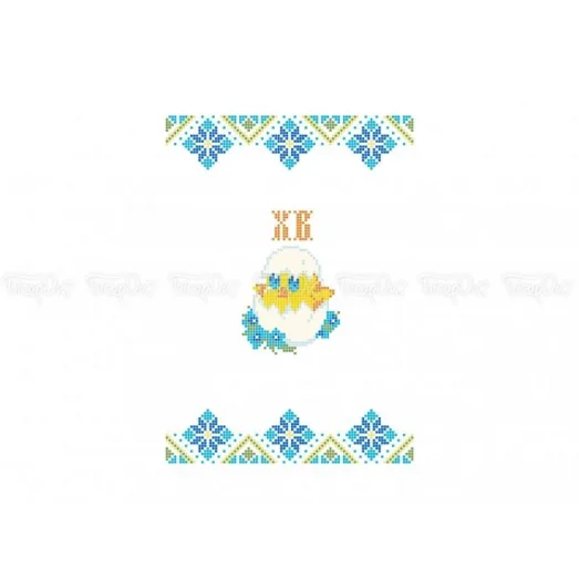 Р-125 Рушник пасхальный. Заготовка для вышивки Бисерок