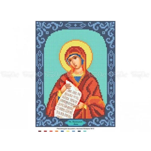 ЧВ-3200-1 Св. Праведная Анна. Схема для вышивки бисером. Бисерок