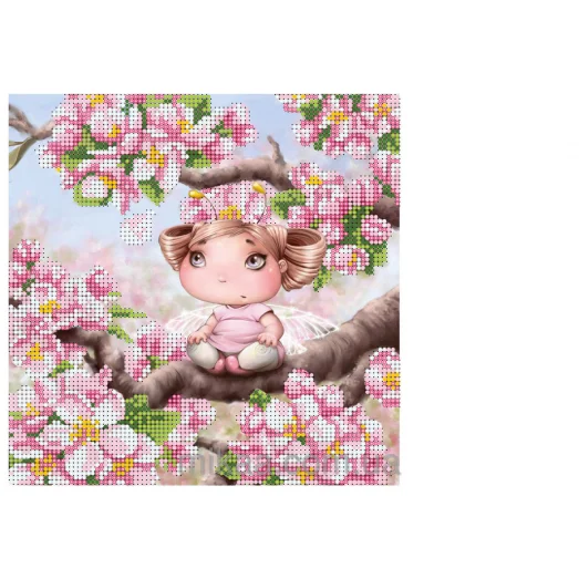 МИКА-0026 (А4) Фея яблоневого цвета. Схема для вышивки бисером