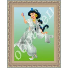 НД-017 Принцесса Жасмин. Схема для вышивки бисером. ТМ Фея Вышивки 