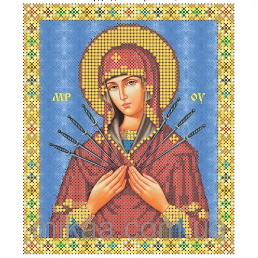 МИКА-0242 (А5) Умягчение злых сердец (Семистрельная). Схема для вышивки бисером