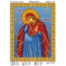 МИКА-1783 (А4) Икона Божией Матери Непраздная. Схема для вышивки бисером