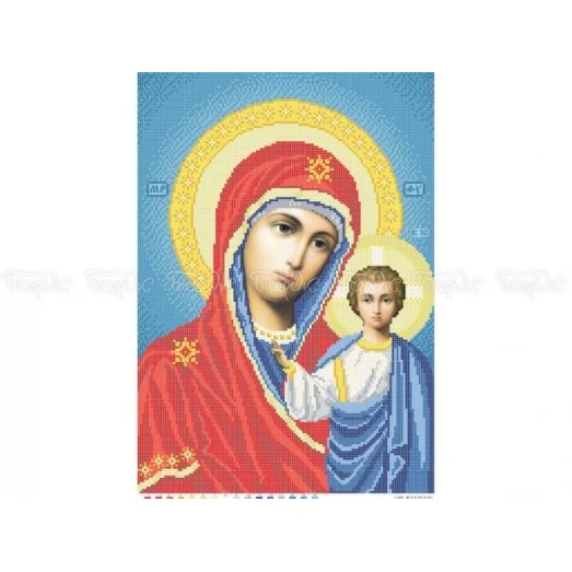 ЧВ-5217 МБ Казанская . Схема для вышивки бисером. Бисерок