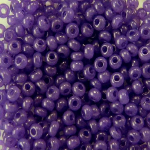 17828 Фиолетовый с глянцевым блеском, непрозрачный Бисер Preciosa