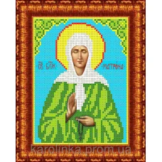КБИ-5027/1 Св. Матрона Московская. Схема для вышивки бисером. Каролинка ТМ