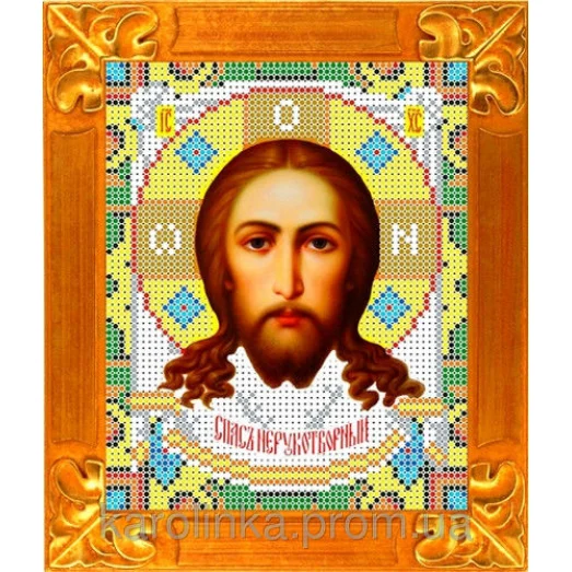 КБИ-5020 Спас Нерукотворный. Схема для вышивки бисером. Каролинка ТМ