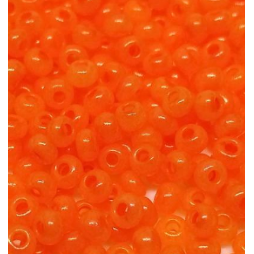 17889 Бисер Preciosa  алебастровый оранжевый
