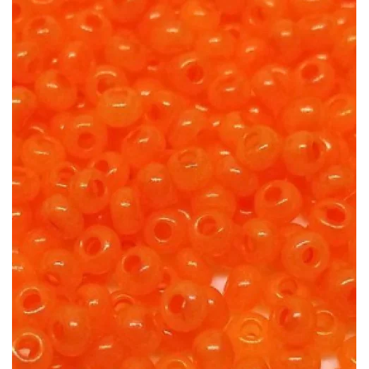 17889 Бисер Preciosa  алебастровый оранжевый