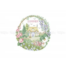 10-413 (20*25) Лето. Схема для вышивки бисером Бисерок