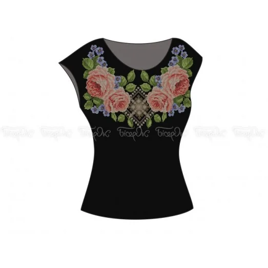 ББР-11 Заготовка для блузы без рукавов для вышивки. Бисерок