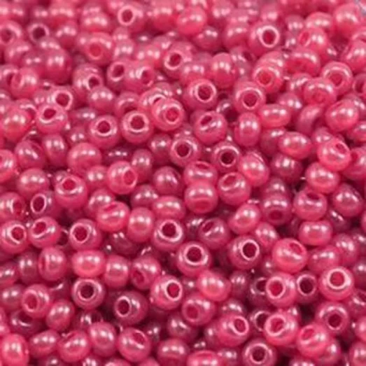 17998 Малиновый (розовый) с глянцевым блеском, непрозрачный Бисер Preciosa