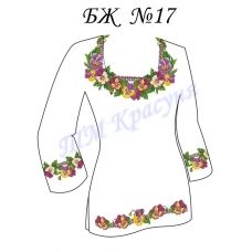 БЛ-017 Заготовка блуза женская для вышивки. ТМ Красуня