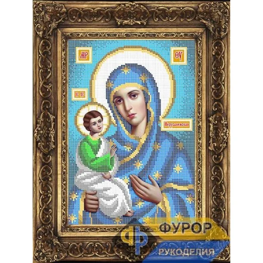 ФР-ИБ4-168-1 Иерусалимская Пресвятая Богородица. Схема для вышивки бисером ТМ Фурор