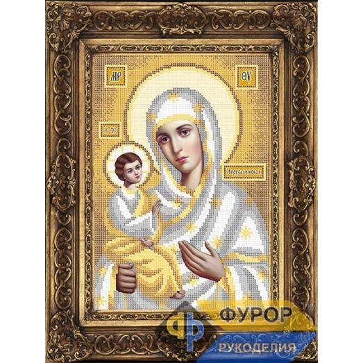 ФР-ИБ4-168-2 Иерусалимская Пресвятая Богородица. Схема для вышивки бисером ТМ Фурор