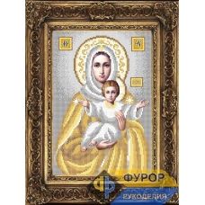 ФР-ИБ4-169-2 Леушинская Пресвятая Богородица. Схема для вышивки бисером ТМ Фурор