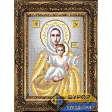 ФР-ИБ4-169-2 Леушинская Пресвятая Богородица. Схема для вышивки бисером ТМ Фурор
