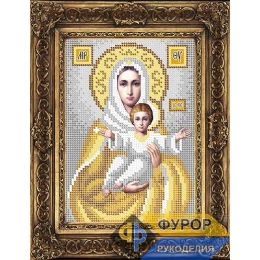 ФР-ИБ5-160-2 Леушинская Пресвятая Богородица. Схема для вышивки бисером ТМ Фурор