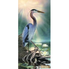 РТ150104  Величественная цапля. Техника Папертоль