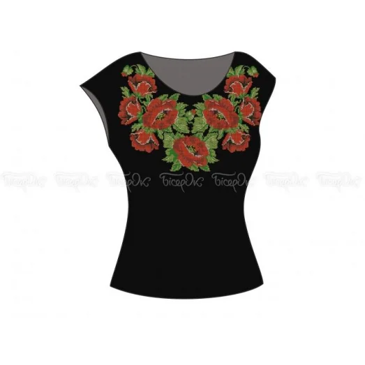 ББР-04 Заготовка для блузы без рукавов для вышивки. Бисерок