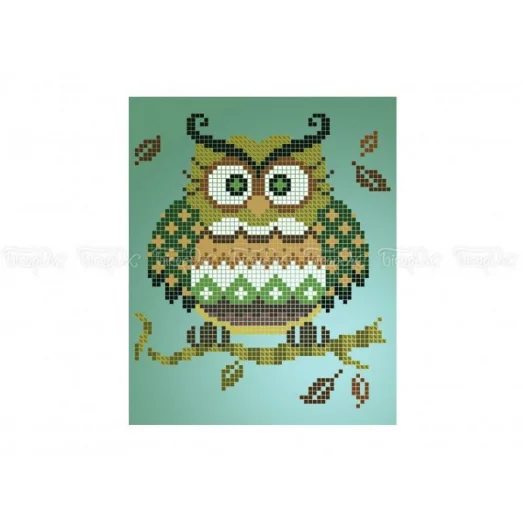 ЧВ-1411 Совушка. Схема для вышивки бисером Бисерок