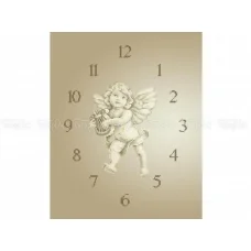 ЧВ-6087 (40*45) Часы с ангелочком. Схема для вышивки бисером Бисерок