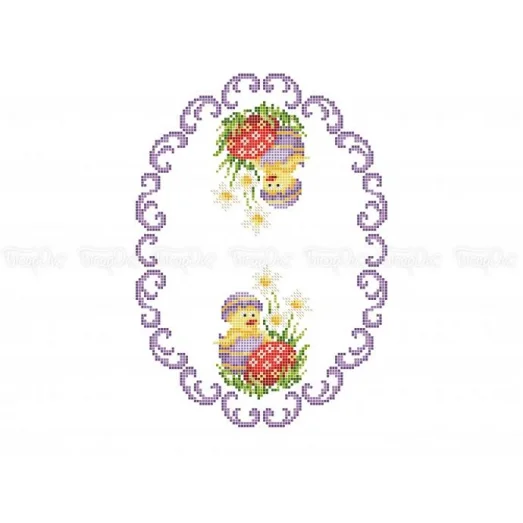 Р-112 Рушник пасхальный. Заготовка для вышивки Бисерок