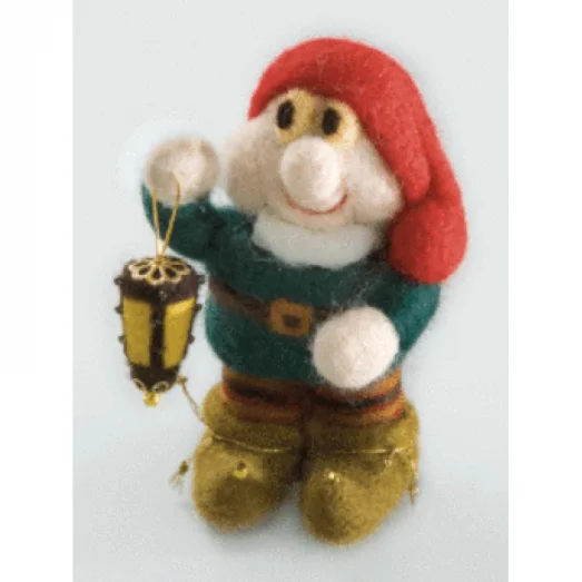 В-161 Гном-светлячок. Набор для валяния ТМ Чаривна Мить