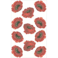 ФВЛ-010 Маки. Схема на водорастворимом флизелине. ТМ Княгиня Ольга