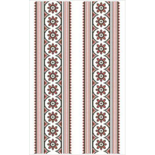 ФВЛ-027 Орнамент. Схема на водорастворимом флизелине. ТМ Княгиня Ольга