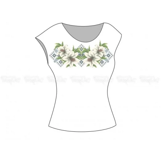 ББР-481 Заготовка для блузы без рукавов для вышивки. Бисерок