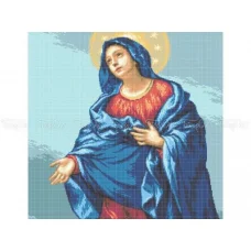 ЧВ-8055 (60*80) Матерь Божья. Схема для вышивки бисером. Бисерок