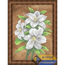 ФР-НБч4-165-1 Три лилии. Схема для вышивки бисером ТМ Фурор
