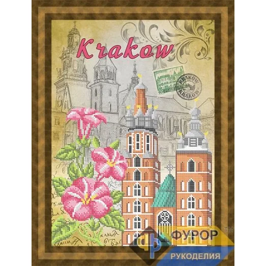 ФР-ПБч3-099 Краков. Схема для вышивки бисером ТМ Фурор