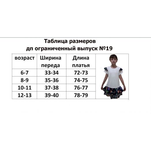 ПДО-19(13) Детское платье пошитое. Ограниченный выпуск. ТМ Красуня