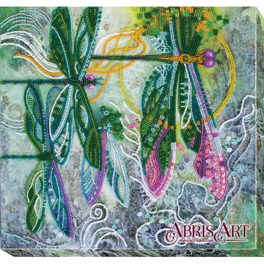 АВ-512 Искры над озером. Набор для вышивки бисером. Абрис Арт