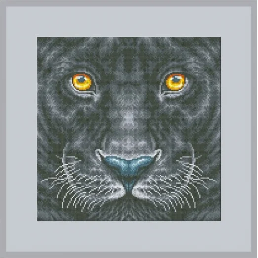 Т-1197 Пантера. Схема для вышивки бисером. ТМ ВДВ