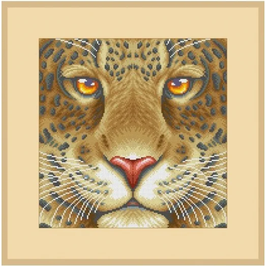 ТН-1195 Леопард. Набор для вышивки бисером ТМ ВДВ 