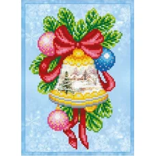 ТН-1214 Рождественский колокольчик. Набор для вышивки бисером ТМ ВДВ