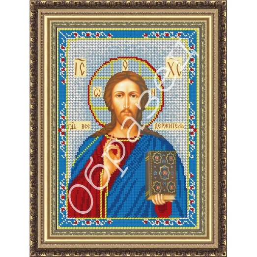 АП-001 Иисус Христос. Схема для вышивки бисером. ТМ Фея Вышивки