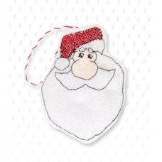 JK014 Набор Новогодняя игрушка Дед Мороз для вышивки крестиком. Luca-s