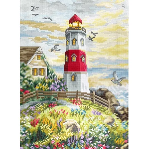 LETI 917 Маяк. Набор для вышивки крестом. Luca-s