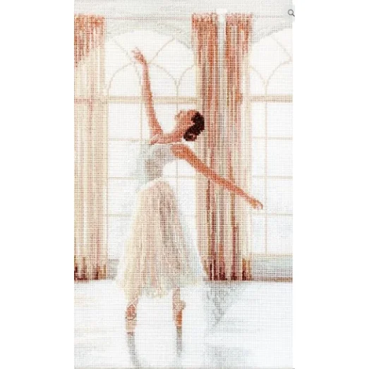 LETI 906 Балерина. Набор для вышивки крестом. Luca-s 